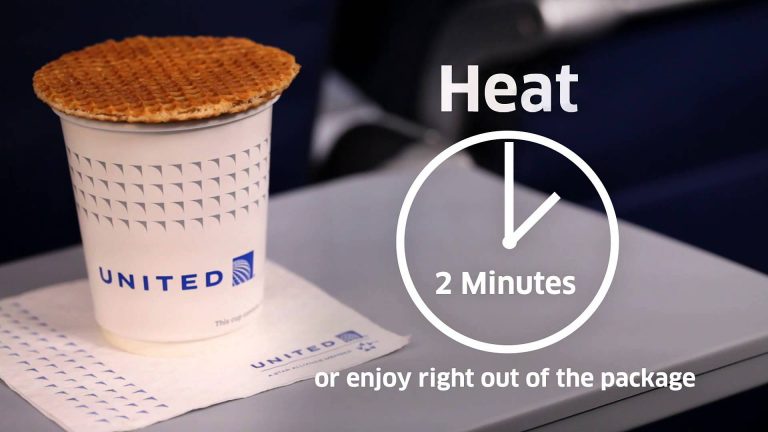 stroopwafel united airlines amerika