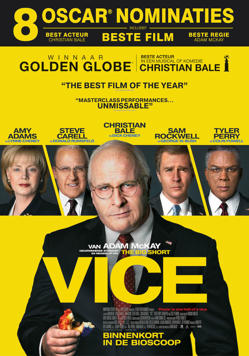 Filmposter VICE Christian Bale